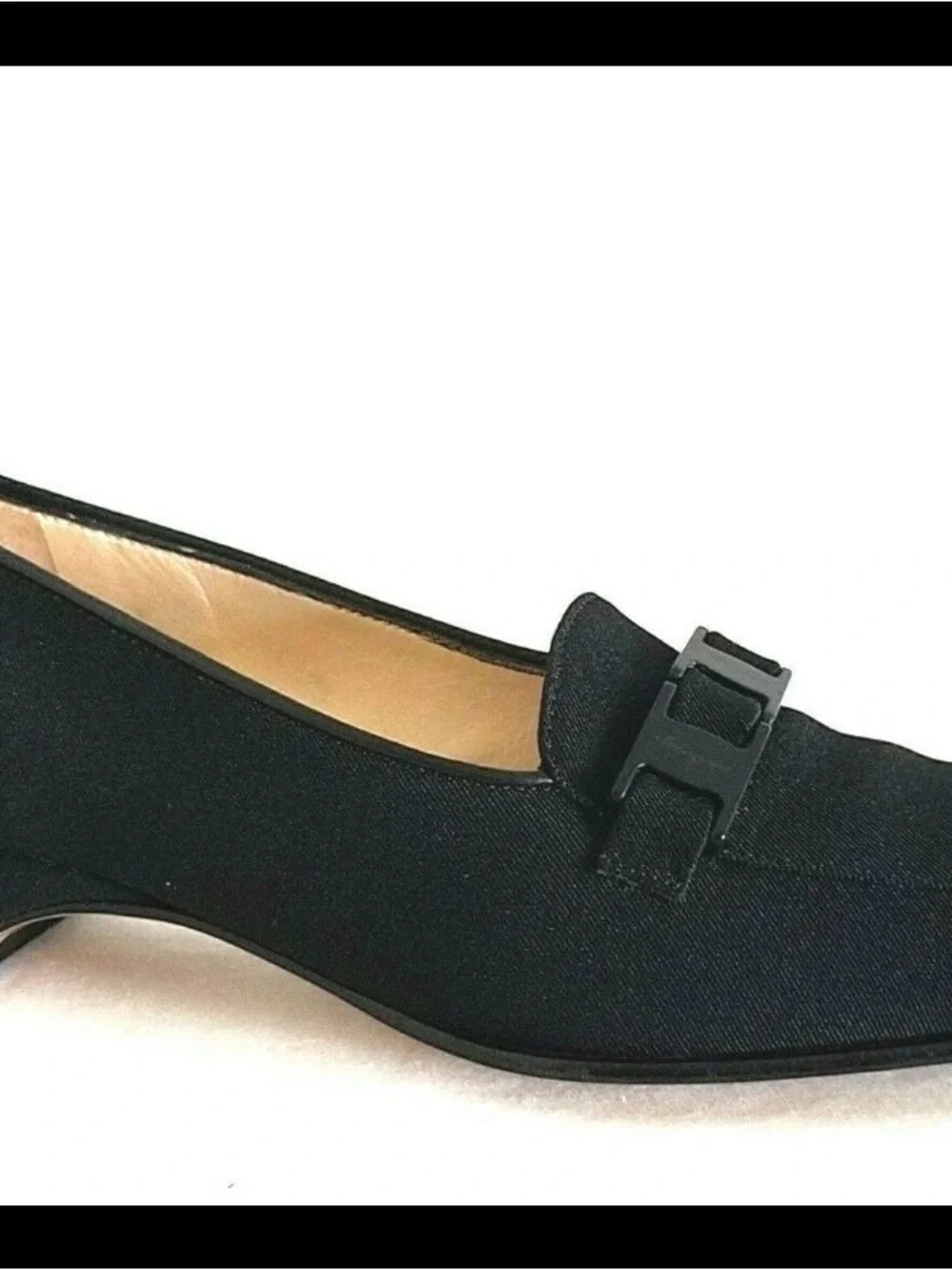 Salvatore Ferragamo Black Suede Square-Toe Loafers